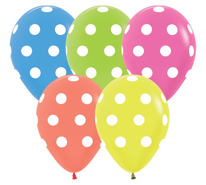 Sempertex Polka Dots Neon