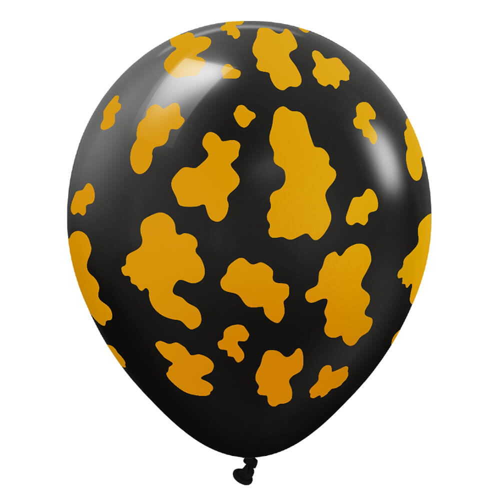 Kalisan Safari Cow - Black Gold Ink