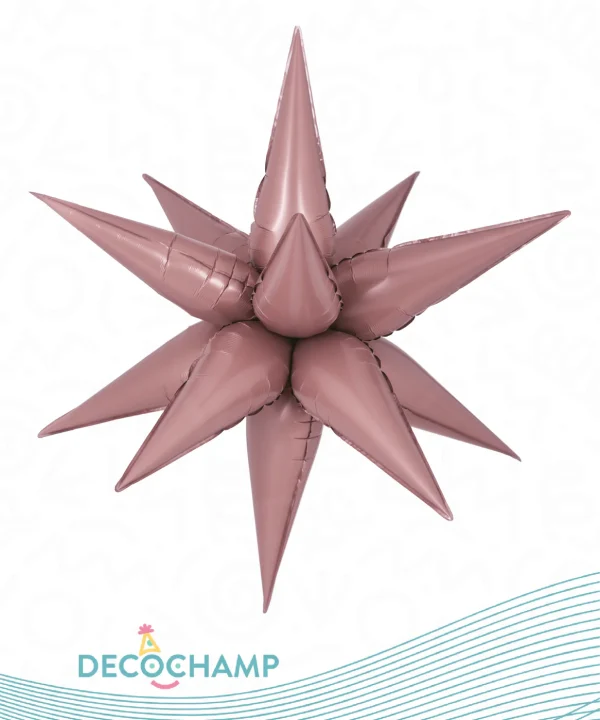 Deco Starburst Dusty Rose 1ct