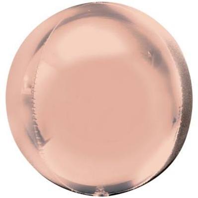 Amscan Orbz Foil Balloons - Rose Gold - 7" - 3 Pcs