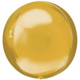 Amscan Orbz Foil Balloons - True Gold - 7" - 3 Pcs