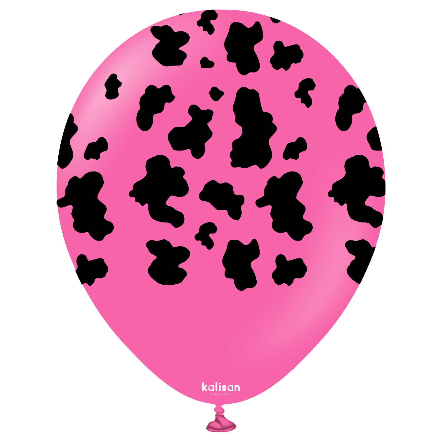Kalisan Safari Cow - Fuchsia Print