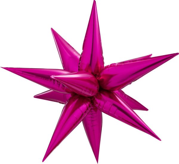 Deco Starburst Hot Pink 1ct