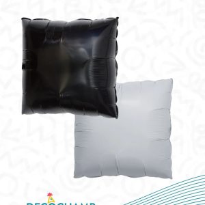 Decochamp Square 24'' Black & White