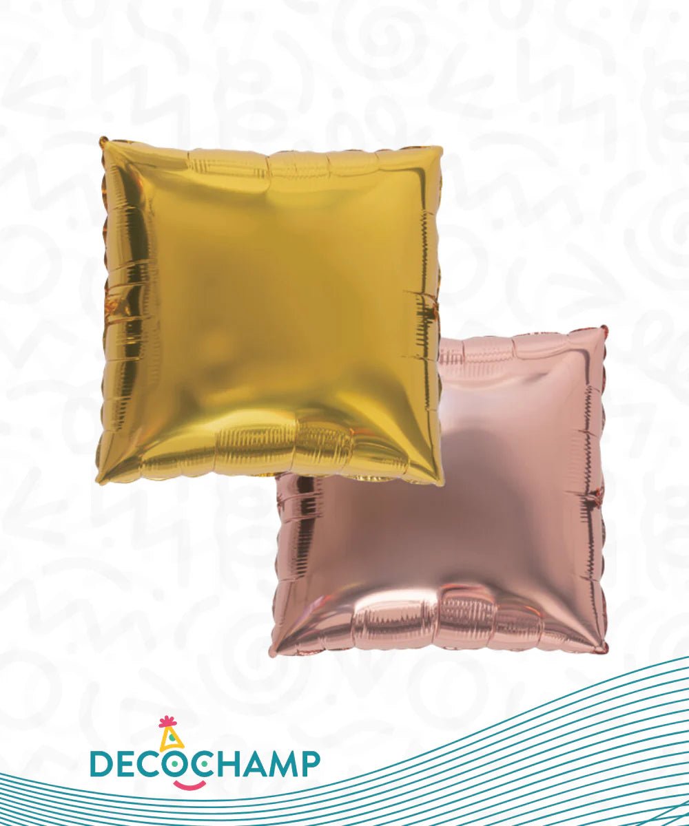DecoSquare 24'' Gold & Rose Gold