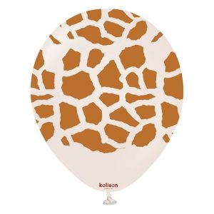Kalisan 12'' Safari Giraffe White Sand/Caramel 25ct