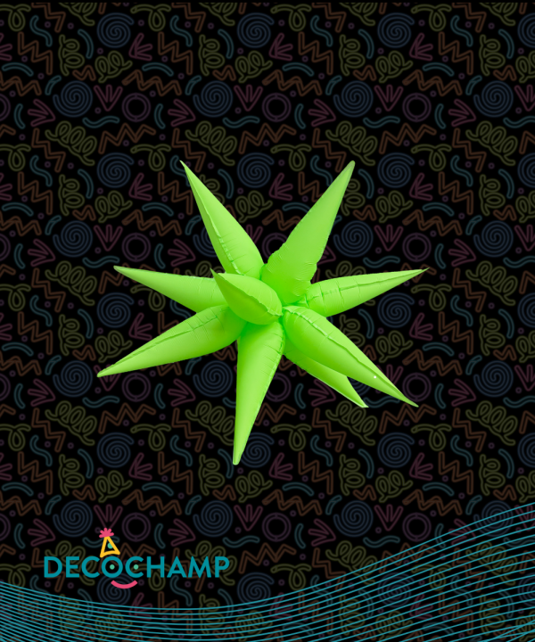 Decochamp Starburst Neon Green 26'' 1ct