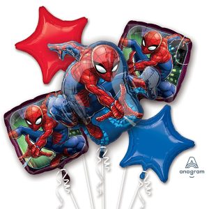 Anagram Spider Man Animated Bouquet 5ct