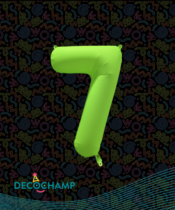 Decochamp Neon Green 34'' Number 7