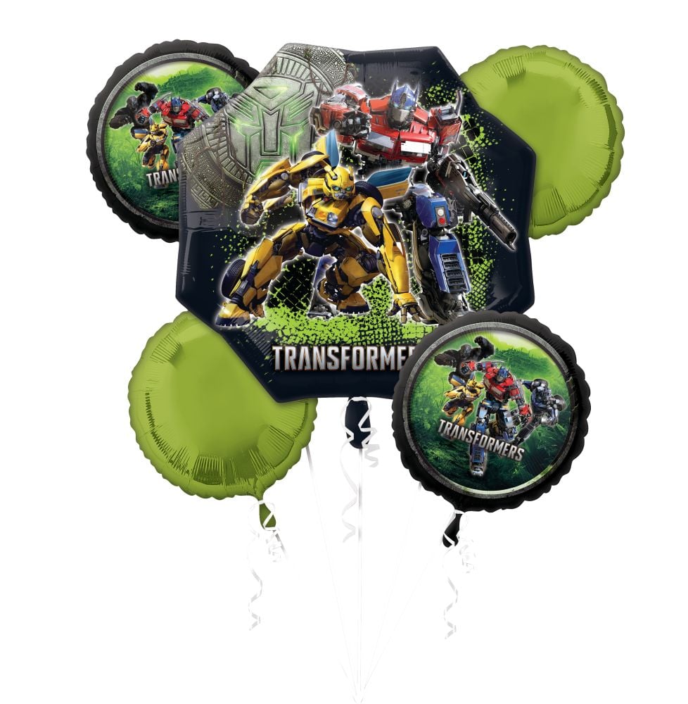 Transformers Foil Balloon Bouquet 5ct