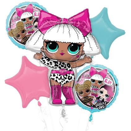 L.O.L Surprise! Together 4-Eva Foil Balloon Bouquet 5ct