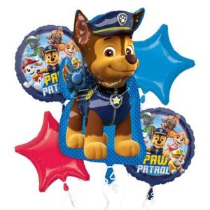 Anagram Chase Paw Patrol Foil Balloon Bouquet 5ct
