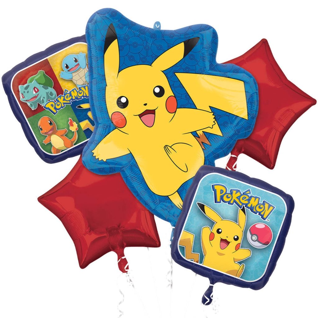 Anagram Pokemon Foil Balloon Bouquet 5ct