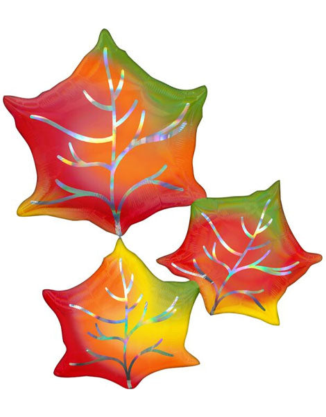 AN-4005401 30'' Iridescent Leaves Balloon