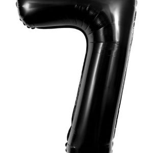 TR-BP2309-7 34'' Black Numbers 7 balloon