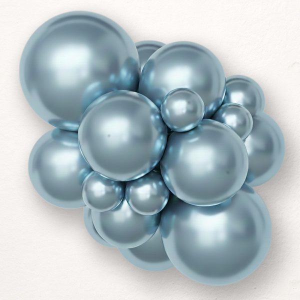 Belbal 24'' Glossy Light Blue 5ct