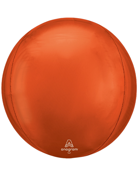 16in Anagram Orange Orbz Balloon
