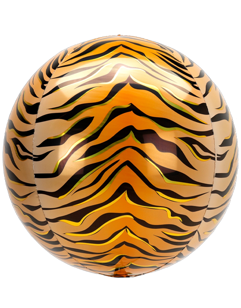 16in Anagram Tiger Print Orbz Balloon